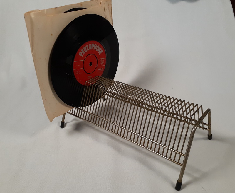 vintage vinyl record holder – holds about records circa 1970's – The Bright Beetle